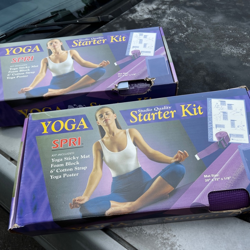 2 Yoga starter kits. New.